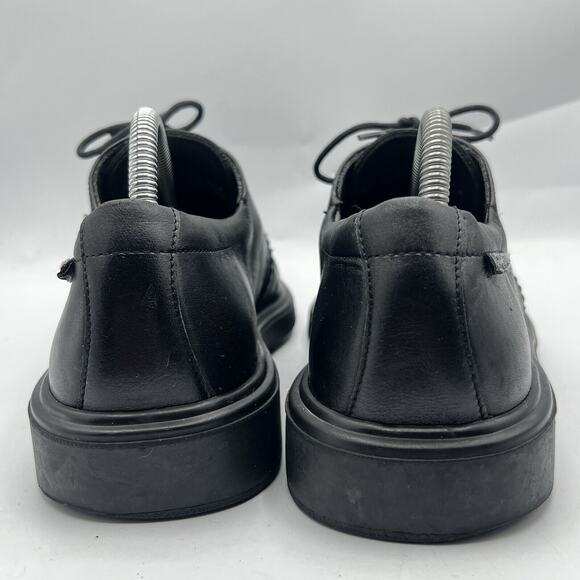 Mephisto Mens Manko Brandy Size 7.5 Smooth Black Leather Goodyear Welt Norwegian - Picture 6 of 13